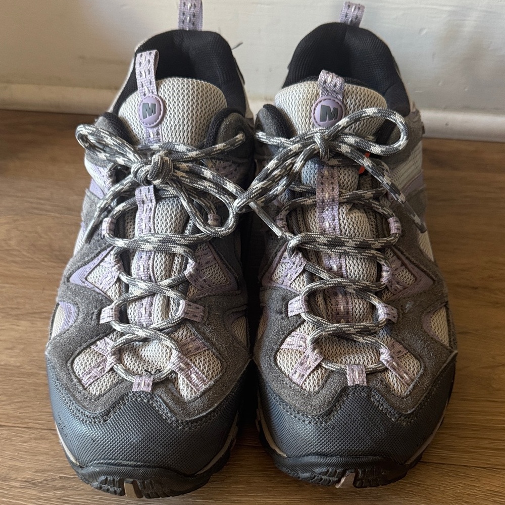 Women's Merrell Waterproof Athletic Shoes in Black and Gray